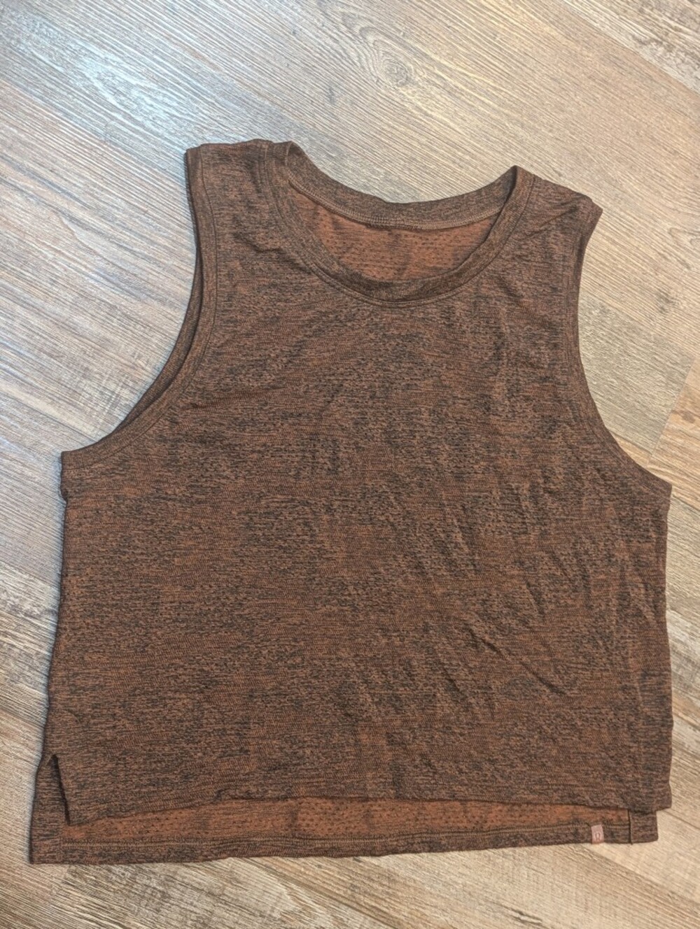 Lululemon Train to Be Tank Camo Dot Camo Dark Terracotta/Black Sz 6 - Picture 2 of 13